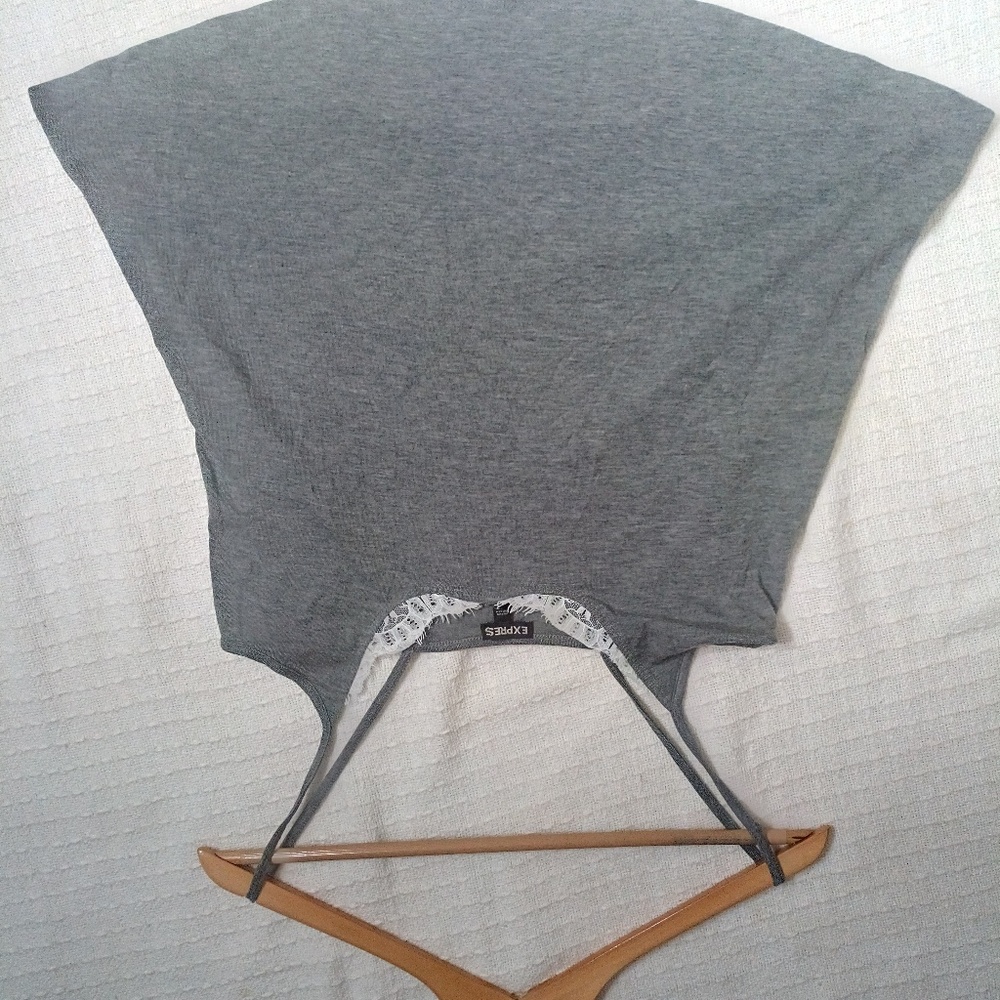 Express grey tank top